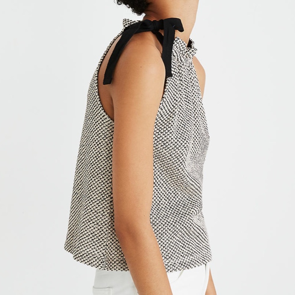 Texture & Thread Tie-Neck Halter Top - Picture 6 of 6